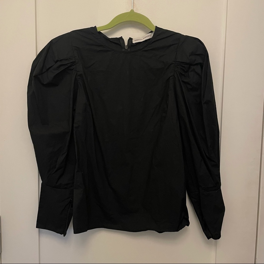 Rebecca Minkoff puff sleeve shirt top